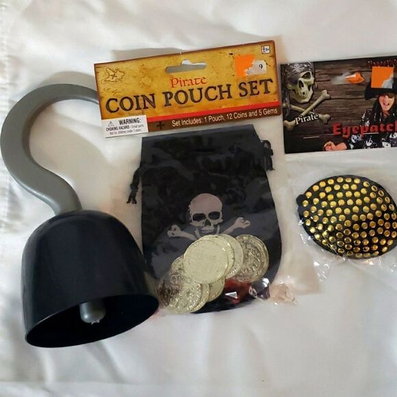 PIRATE Accessories Kit Costumes - Picture 1 of 1